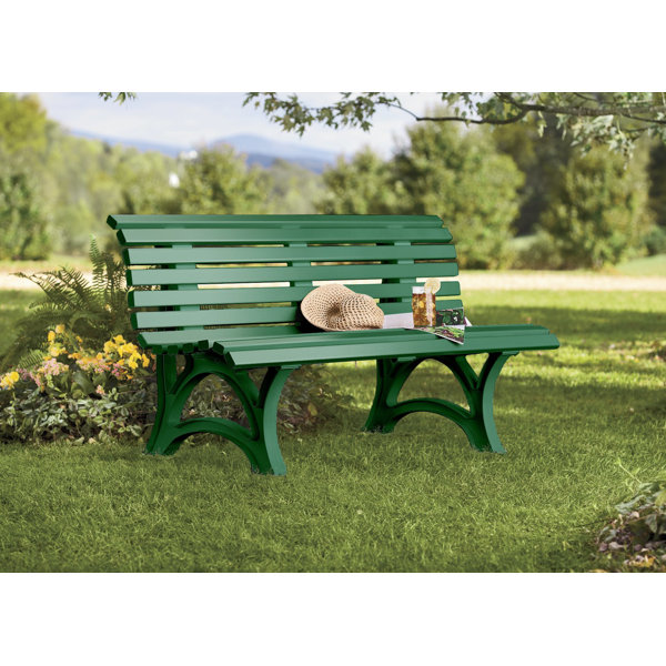 Weatherproof Resin Garden Bench & Reviews Joss & Main